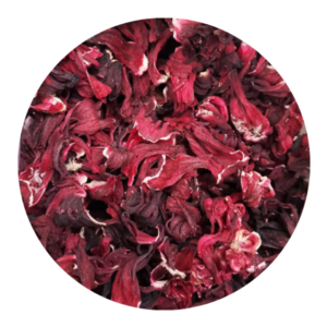 Dry Hibiscus Sabdariffa Petals